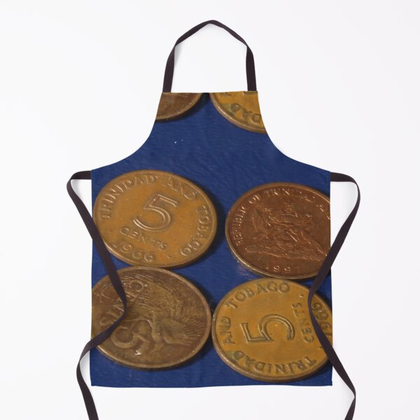 Item preview, Five Cent coins from Trinidad and Tobago designed and sold by coinsxcrochet.