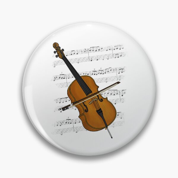 Item preview, Cello Player Music Notation Cellist String Musician (Colour) designed and sold by doodlerob.