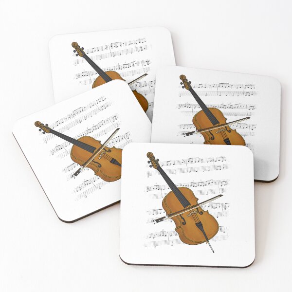 Item preview, Cello Player Music Notation Cellist String Musician (Colour) designed and sold by doodlerob.
