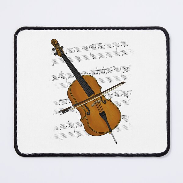 Item preview, Cello Player Music Notation Cellist String Musician (Colour) designed and sold by doodlerob.