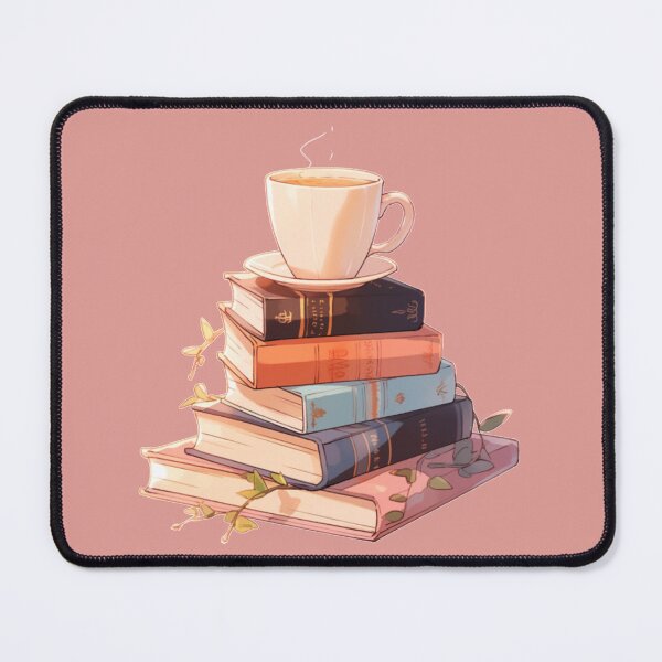Item preview, Cup of Coffee on Stack of Books designed and sold by OPSakura.