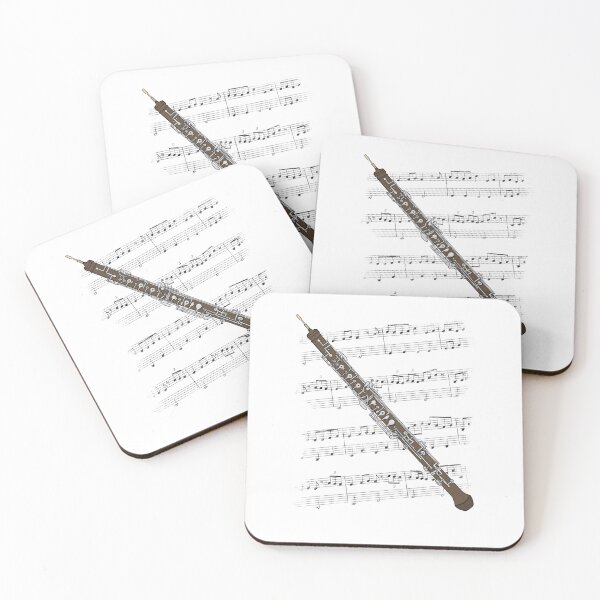 Item preview, Oboe Player Music Notation Oboist Woodwind Musician (Colour) designed and sold by doodlerob.