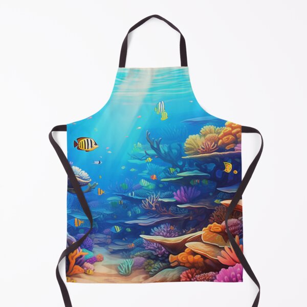 Item preview, Deep Ocean Coral Reef Scene designed and sold by Imaginaria Inkworks.