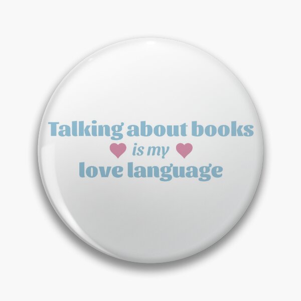Item preview, Books are my love language. designed and sold by TeakettleBooks.
