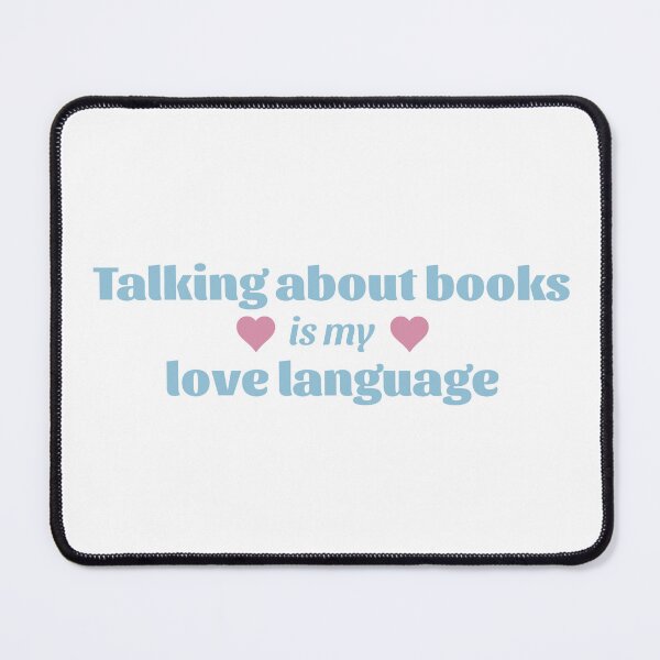 Item preview, Books are my love language. designed and sold by TeakettleBooks.