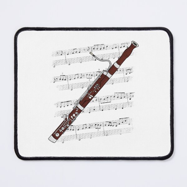 Item preview, Bassoon Player Music Notation Bassoonist Woodwind Musician (Colour) designed and sold by doodlerob.
