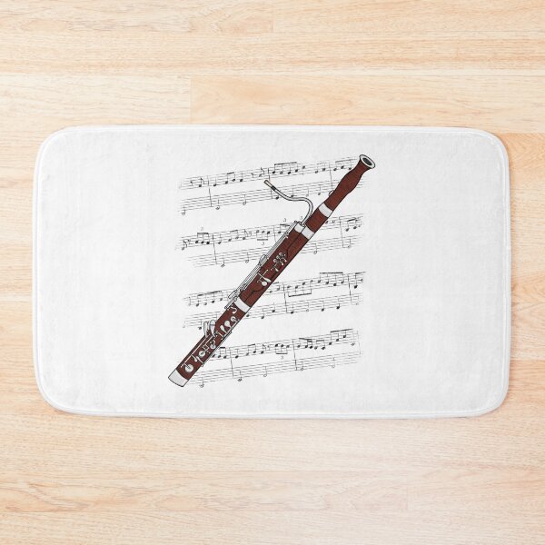 Item preview, Bassoon Player Music Notation Bassoonist Woodwind Musician (Colour) designed and sold by doodlerob.