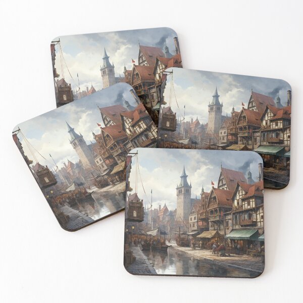 Item preview, Ancient town and people designed and sold by Nature Shop.