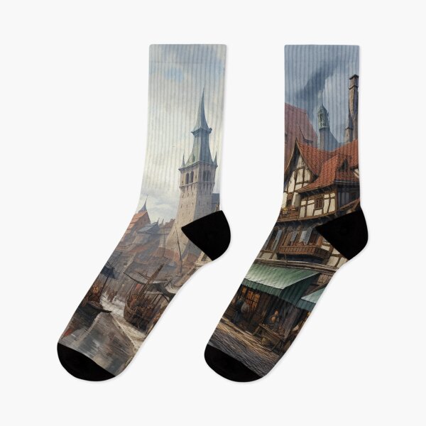 Item preview, Ancient town and people designed and sold by Nature Shop.