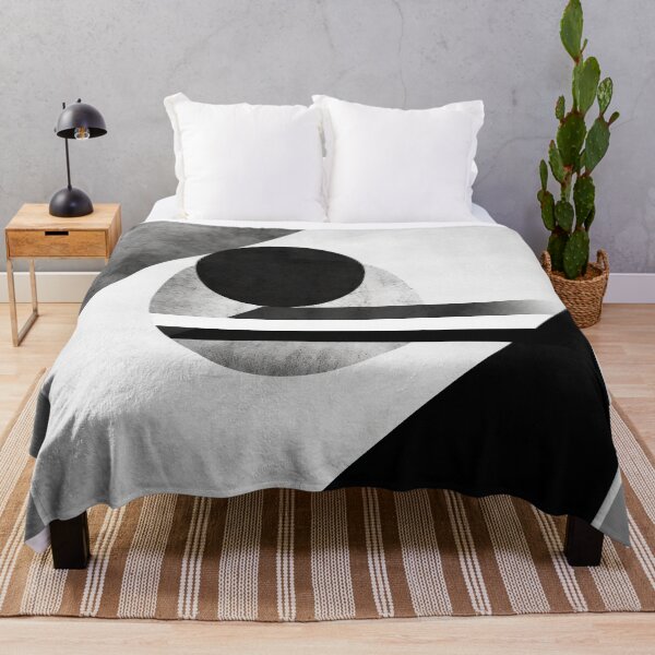 Item preview, Circles & Lines in Black & White designed and sold by artify-visions.