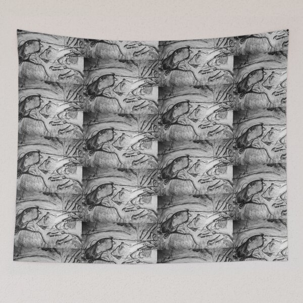 Item preview, Chauvet-Pont-d'Arc Cave, Lascaux, loir valley Paleolithic lions painting. designed and sold by bluefrog.