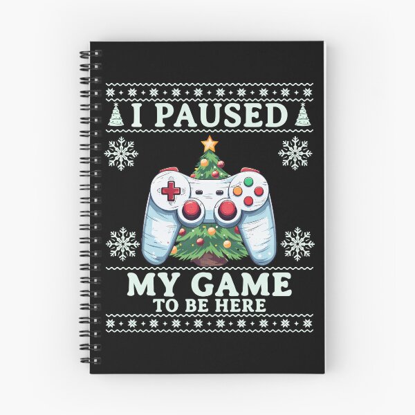 Item preview, I Paused My Game To Be Here Christmas designed and sold by RockBeeDesigns.