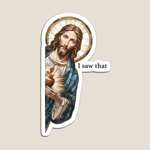 Aperçu de l'œuvre Jésus, j'ai vu ce Meme créée et vendue par linda192.