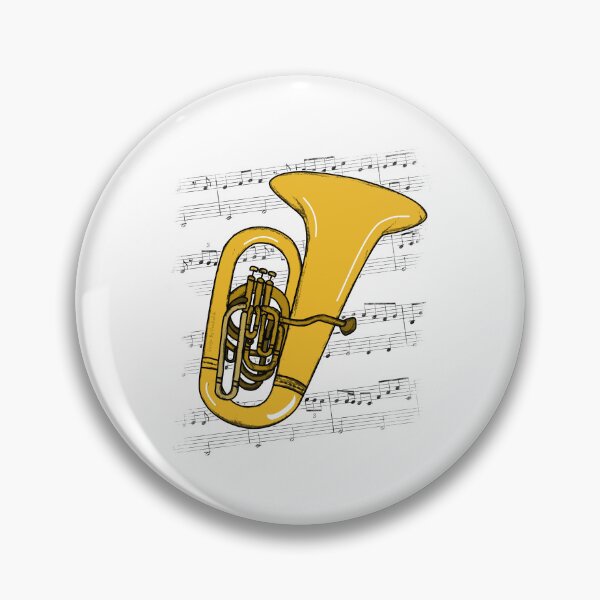 Item preview, Tuba Player Music Notation Tubaist Brass Musician (Colour) designed and sold by doodlerob.