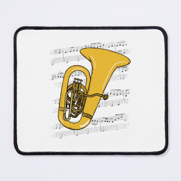 Item preview, Tuba Player Music Notation Tubaist Brass Musician (Colour) designed and sold by doodlerob.
