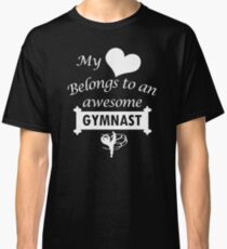 Gymnast Lover Gymnastics Heart Belongs Classic T-Shirt