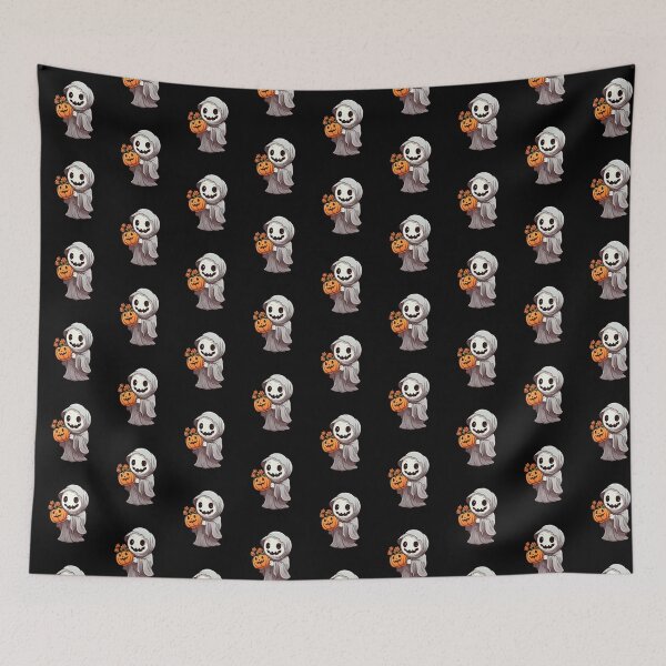 Item preview, Vintage Floral Ghost Halloween  designed and sold by ArtFromBeyond.