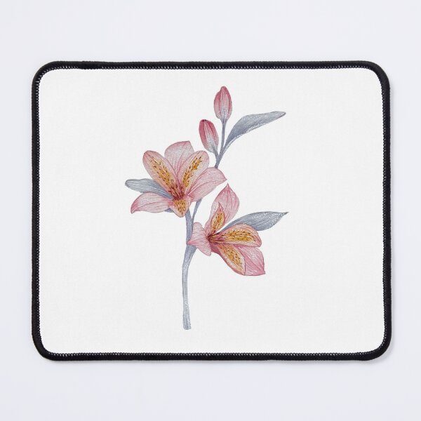 Item preview, Pink and blue Astromelia designed and sold by Karine-LaSalle.