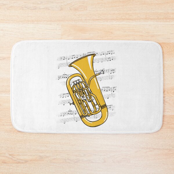 Item preview, Euphonium Player Music Notation Euphoniumist Brass Musician (Colour) designed and sold by doodlerob.