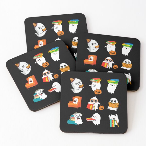Item preview, Ghost Reading Teacher Halloween Librarian Book Lover School designed and sold by Robertsonartist.