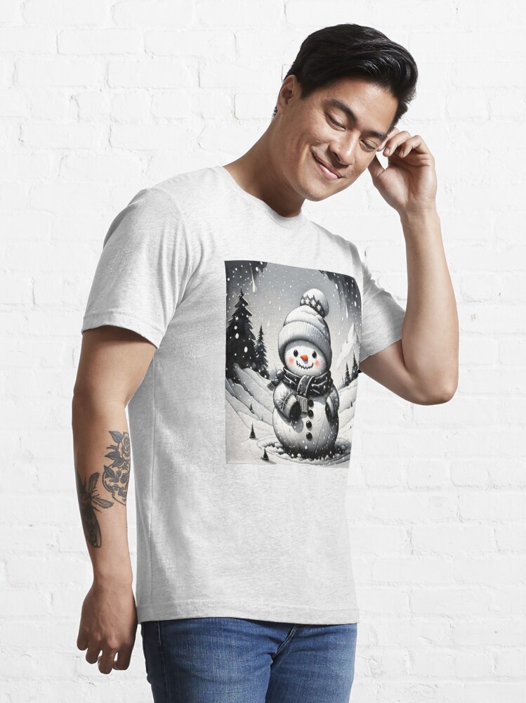Winter Snowflake White Christmas Tree T-Shirt Winter Snowflake White Christmas Tree T-Shirt
