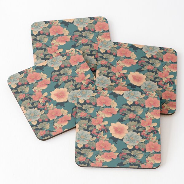 Item preview, Oriental flowers 27 designed and sold by DoodleLandShop.