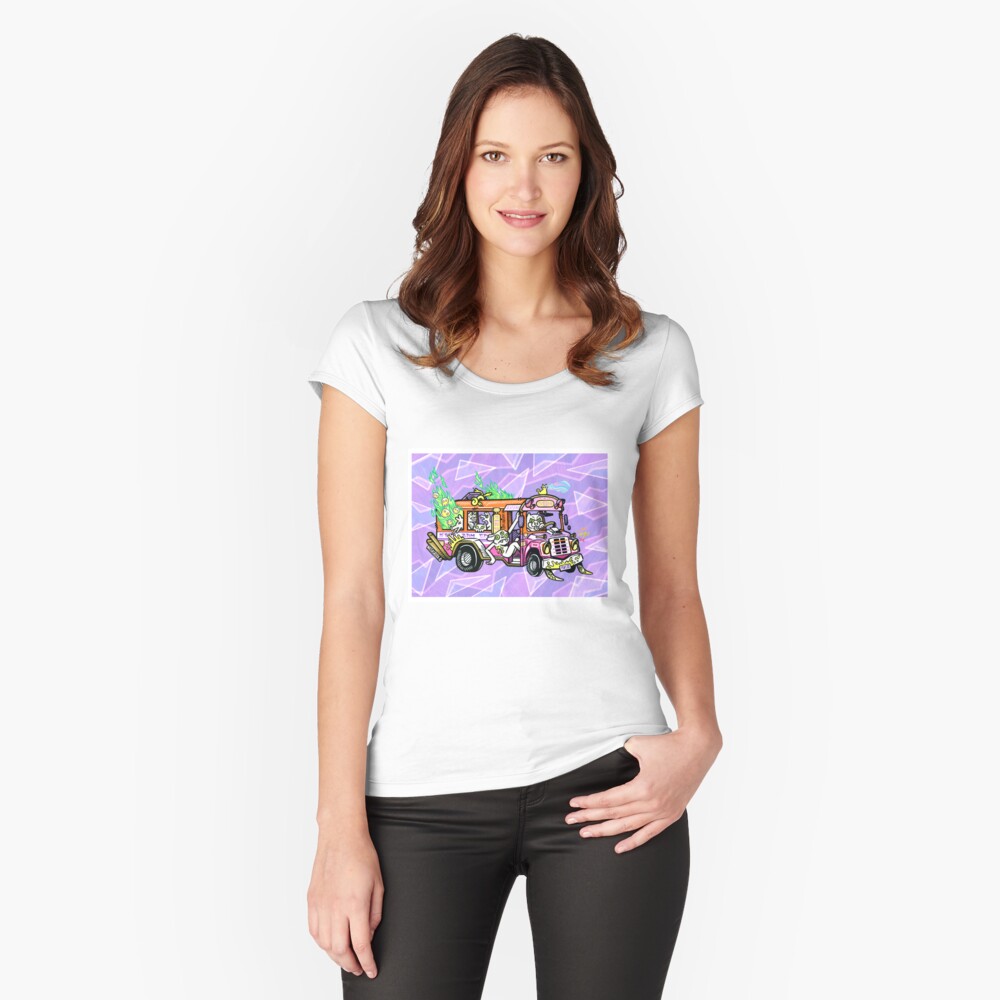 Item preview, Fitted Scoop T-Shirt designed and sold by matiasreba.