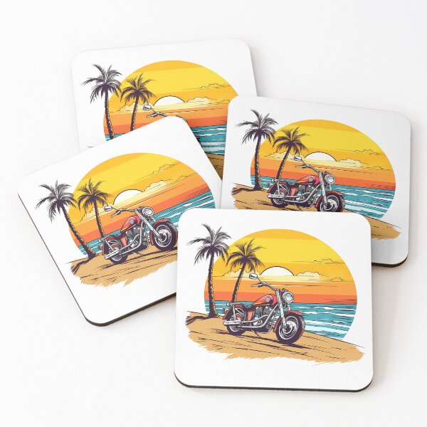 Item preview, Motorcycle Beach designed and sold by JourneyGems.