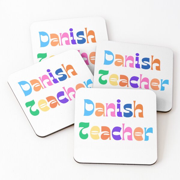Item preview, Colorful and fun Danish teacher design designed and sold by language-des.