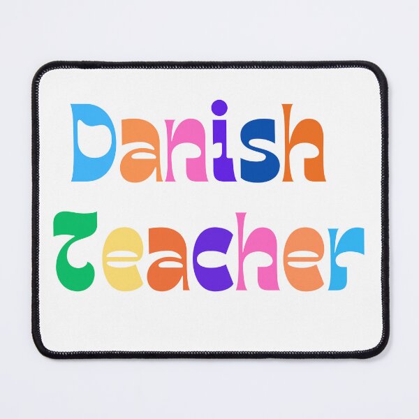 Item preview, Colorful and fun Danish teacher design designed and sold by language-des.