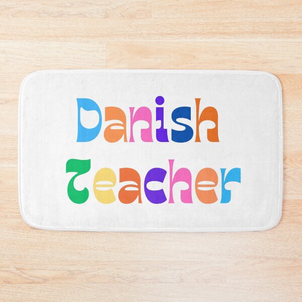 Item preview, Colorful and fun Danish teacher design designed and sold by language-des.