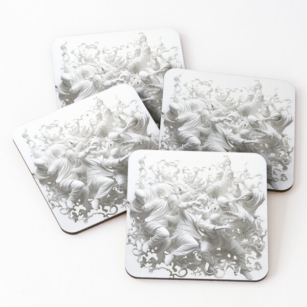 Item preview, Abstract Digital Intricate Art White Background designed and sold by PioneerX1.