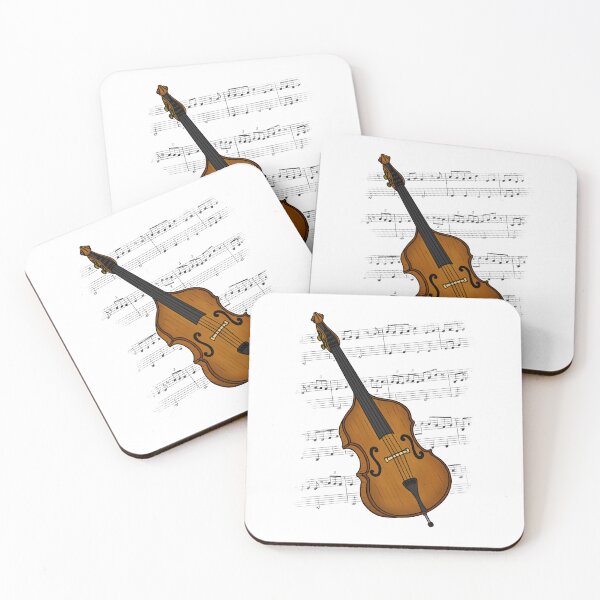 Item preview, Double Bass Music Notation Bassist String Musician (Colour) designed and sold by doodlerob.