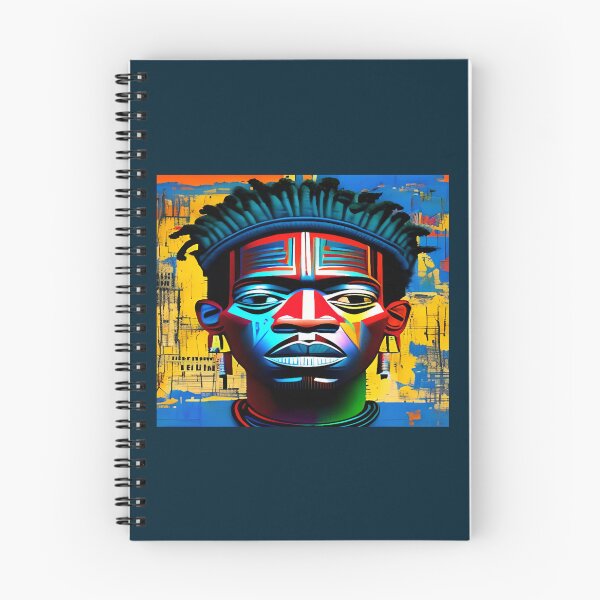 Item preview, Face, black man, painted by dyeing in bright colors designed and sold by AustinJacobsh.