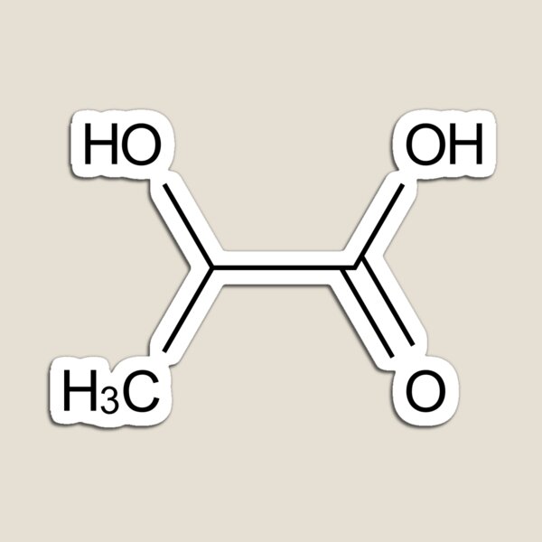 Item preview, Lactic Acid Chemical Molecule Structure designed and sold by Girih.
