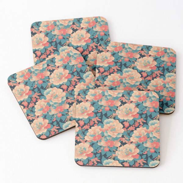 Item preview, Oriental flowers 31 designed and sold by DoodleLandShop.