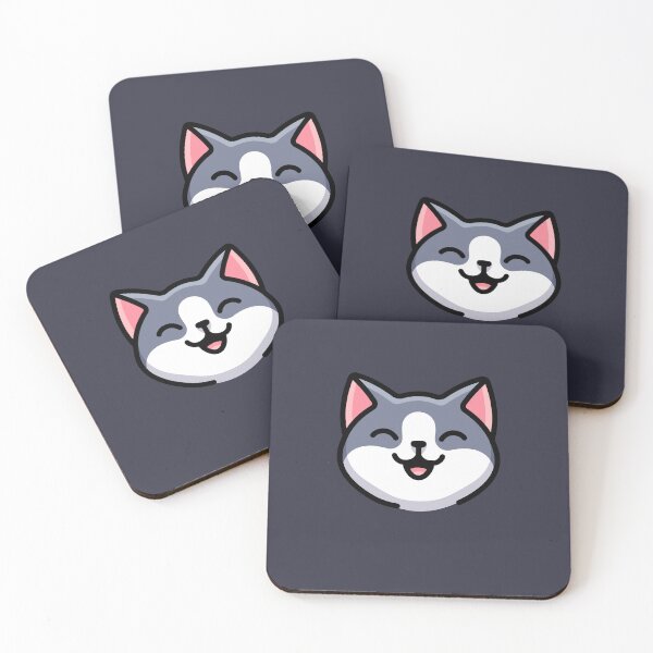 Item preview, Grey Cat | grey background designed and sold by CatMimiApp.
