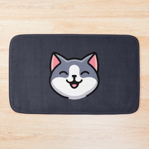 Item preview, Grey Cat | grey background designed and sold by CatMimiApp.