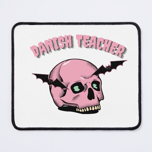 Item preview, halloween skull danish teacher designed and sold by language-des.