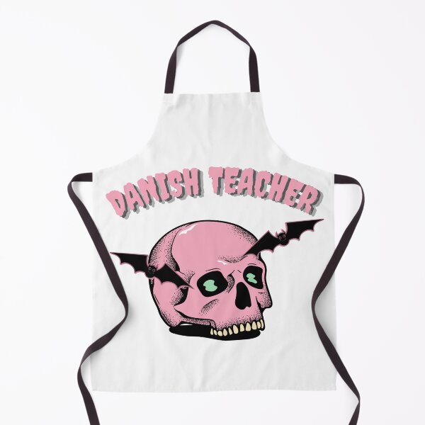 Item preview, halloween skull danish teacher designed and sold by language-des.