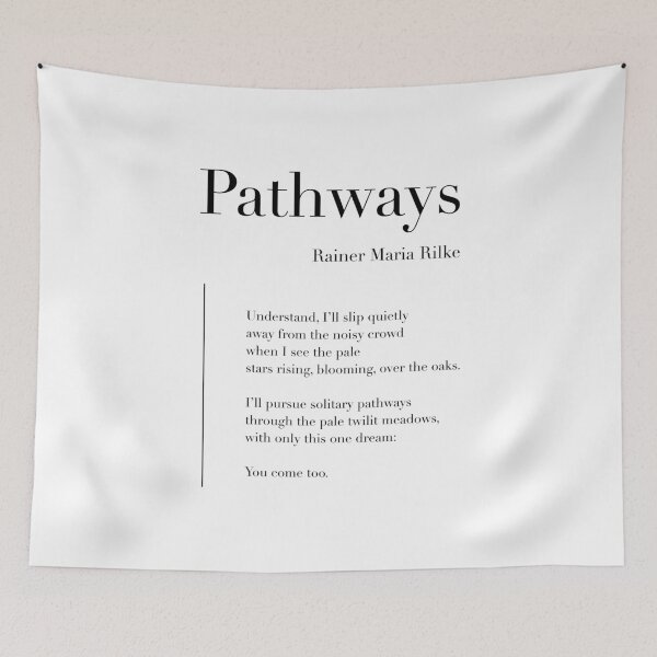 Item preview, Pathways by Rainer Maria Rilke designed and sold by wisemagpie.