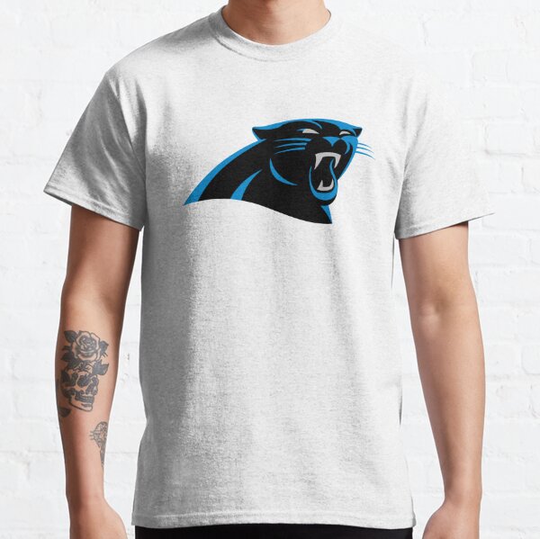 Carolina Panthers NFL Black Logo T-Shirt Men's MEDIUM NWT