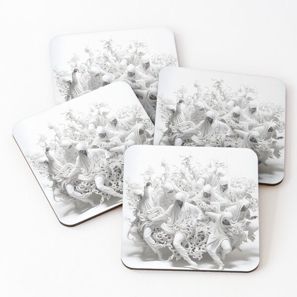 Item preview, Abstract Digital Intricate Art White Background designed and sold by PioneerX1.