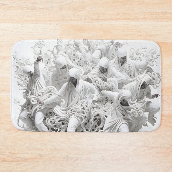 Item preview, Abstract Digital Intricate Art White Background designed and sold by PioneerX1.