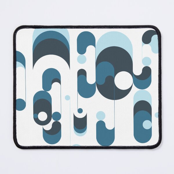 Item preview, Geometric retro light blue designed and sold by COLORTIP.
