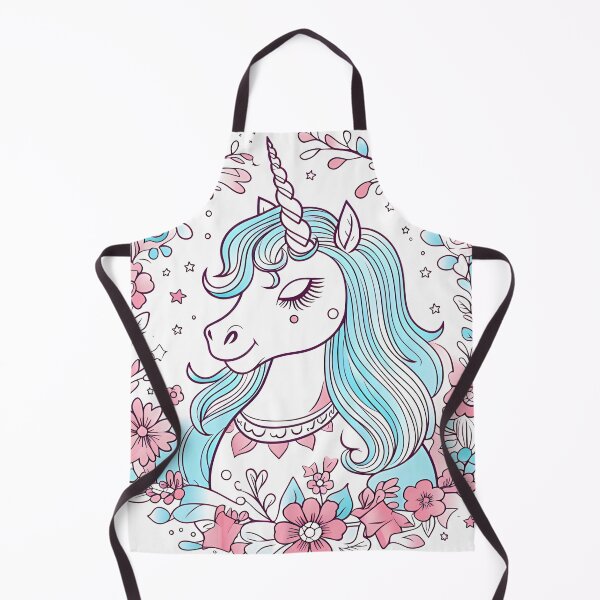Item preview, Pink, Blue, and White Unicorn Graphic designed and sold by VeronicArt85.