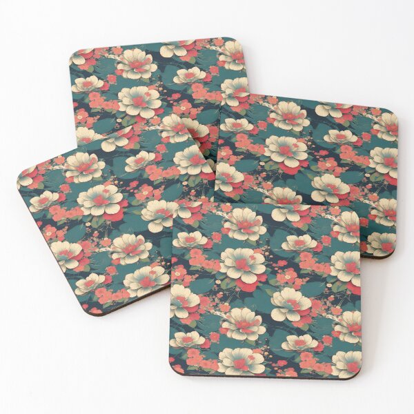 Item preview, Oriental flowers 33 designed and sold by DoodleLandShop.