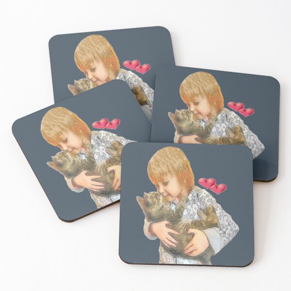 Item preview, Precious Child Holds Precious Kitten designed and sold by kristalcurt.