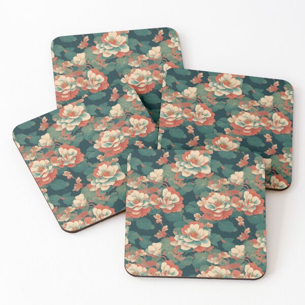 Item preview, Oriental flowers 34 designed and sold by DoodleLandShop.