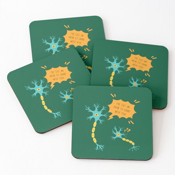 Item preview, An Axon to Grind Neuron Neuroscience Puns Funny Science JokesClassic  designed and sold by WaldemarSh212.
